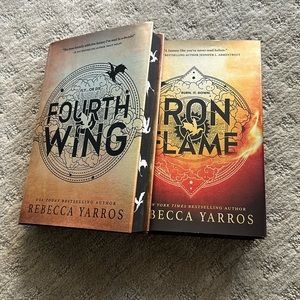 First Edition First Printing Fourth Wing and Iron Flame Bundle